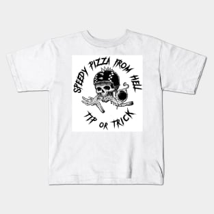 Speedy Pizza From Hell white Kids T-Shirt